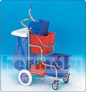 Úklidový vozík KAMZÍK s pytlem 70 litrů